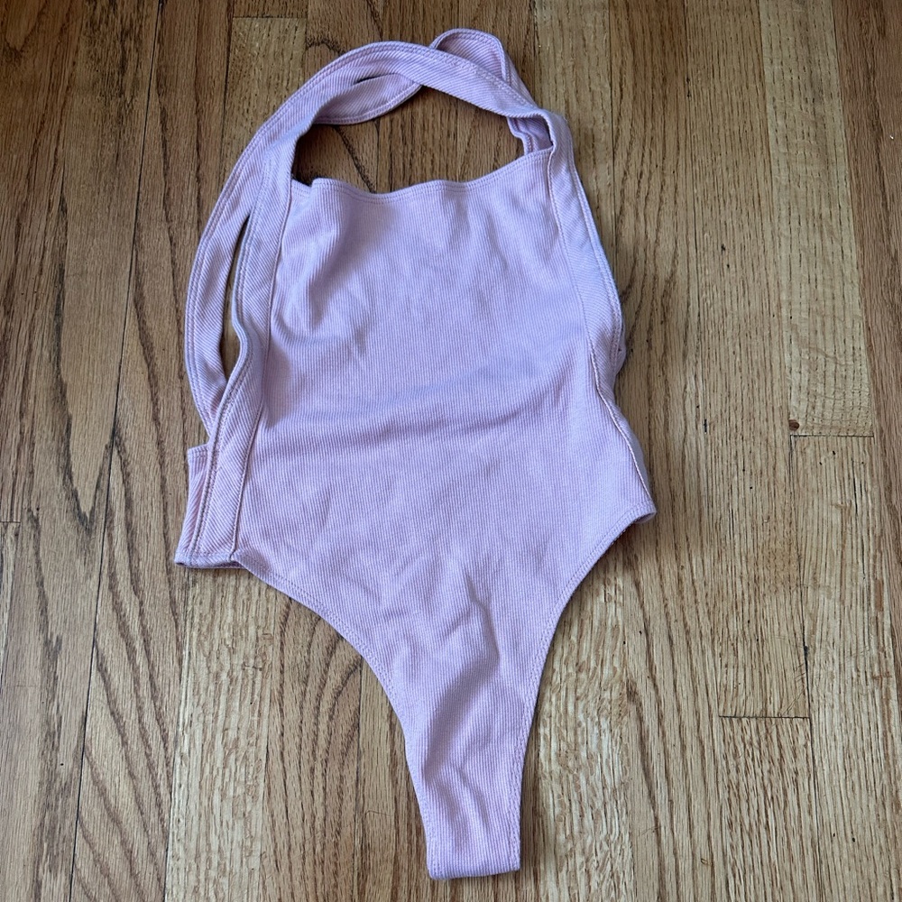 American Apparel Light Pink Kids Bodysuit